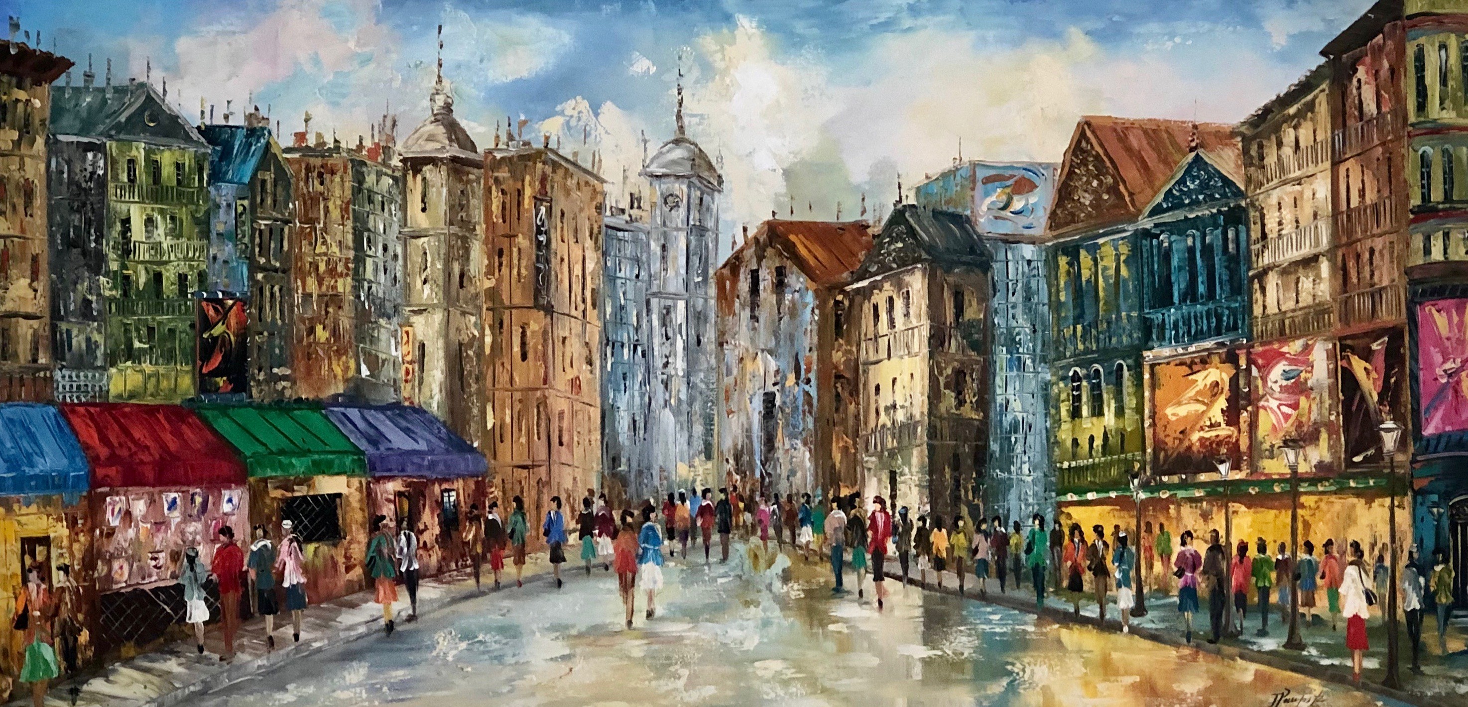 Pinturas De Paisagens Francesas Paisagem Francesa No Verão Na França