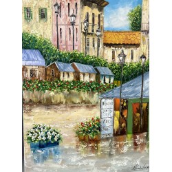 QUADRO DECORATIVO PINTADO A MÃO 